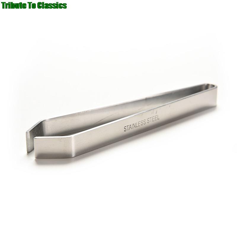 1 sztuk ze stali nierdzewnej szczypce Fishbone metalowe ryby depilator kuchnia Stubbs skubanie futro kości klip Tong zwierząt szczypce BBQ