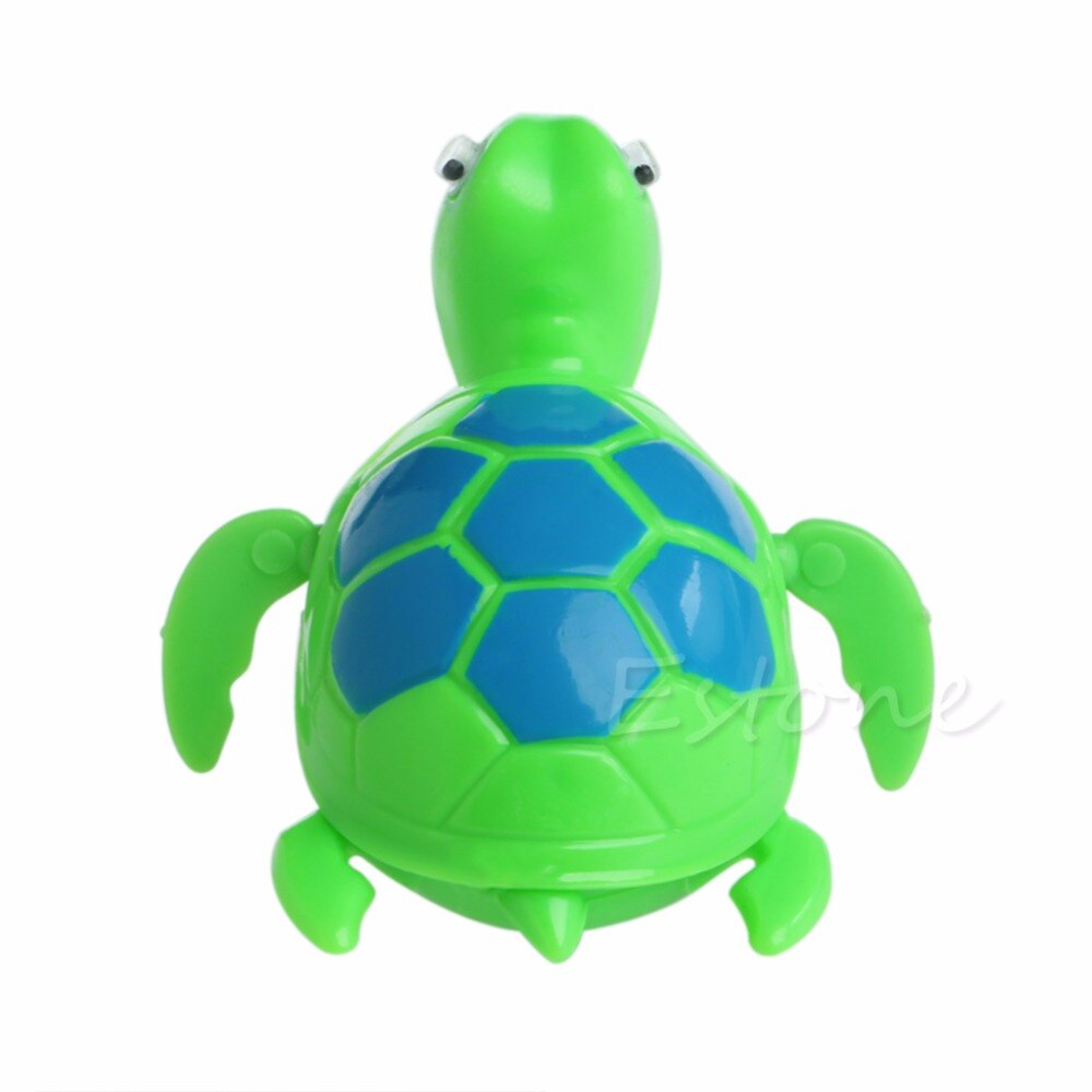 Dejlig 1 pc vind op svømning flydende skildpadde dyr legetøj til børn baby barn pool bad tid