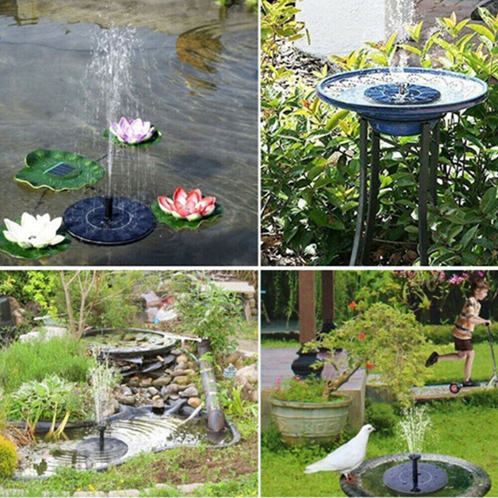 Solar-powered Floating Fountain Garden Use Cute Shape Floating Style Automatic Operation Suitable For Fish Tank Small Fish Pond