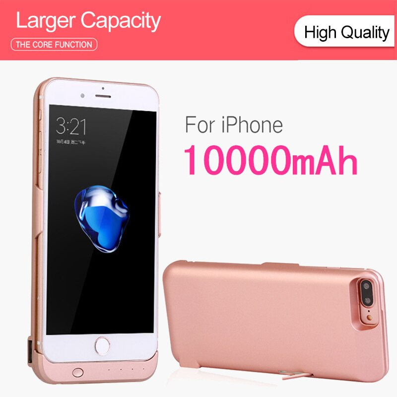 10000mAh Phone Battery Charging Case For iPhone 6 6s Plus 7 Plus 8 Plus External Battery Charging Case For iPhone 6 6s 7 8