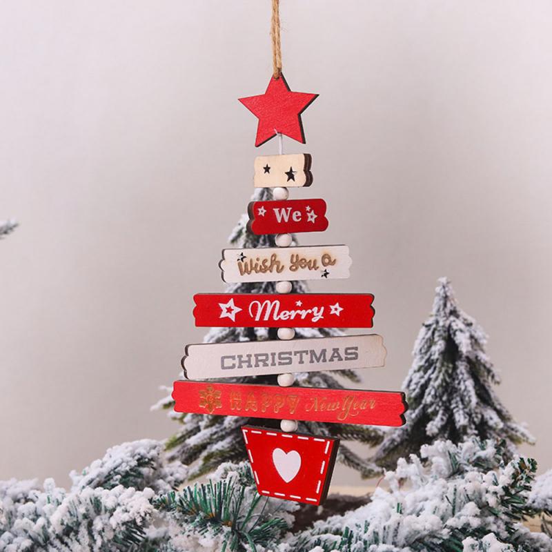 Kerst Wandbord - Houten Ornament Hangers voor Keuken