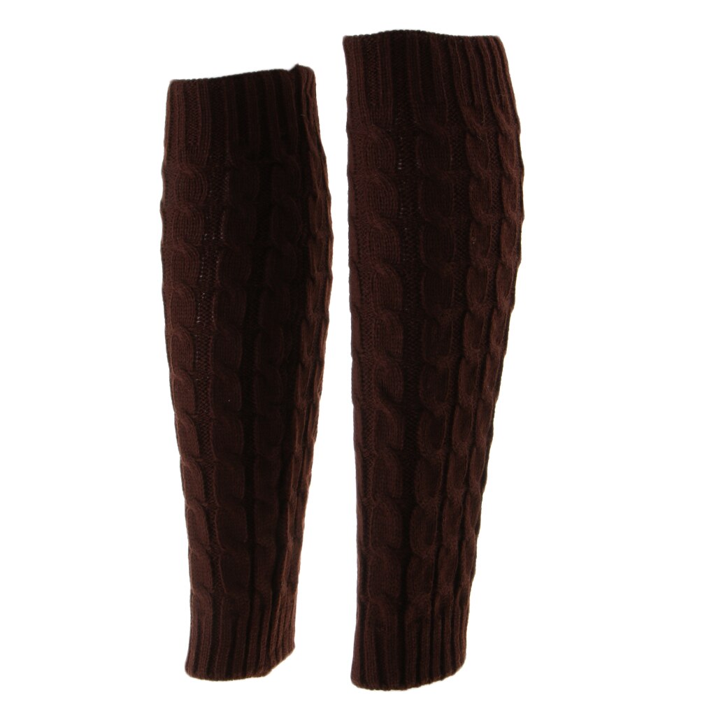 Scaldamuscoli invernali da donna stivali lunghi sopra le calze al ginocchio