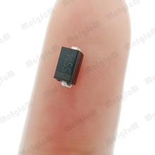 MCIGICM 100pcs ss14 sma 1n5819 smd 1A 40V do-214ac Schottky diode