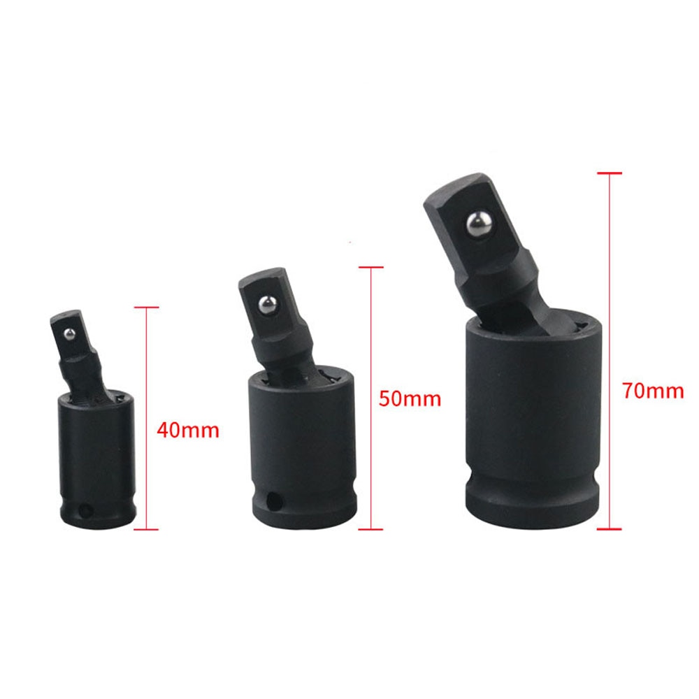 360 Degree Swivel Knuckle Joint Air Impact Wobble Socket Adapter Hand Tool 1/2inch 3/8inch 1/4inch Hand Tool Accessory