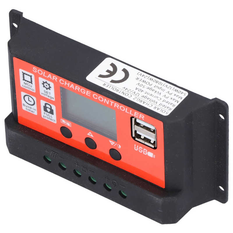 Auto Charge Regulator R5.0 Dc Lamp Uitgang Dc Plug Zonnepaneel Battery Regulator Voor Zonnepanelen Voor 12V Of 24V