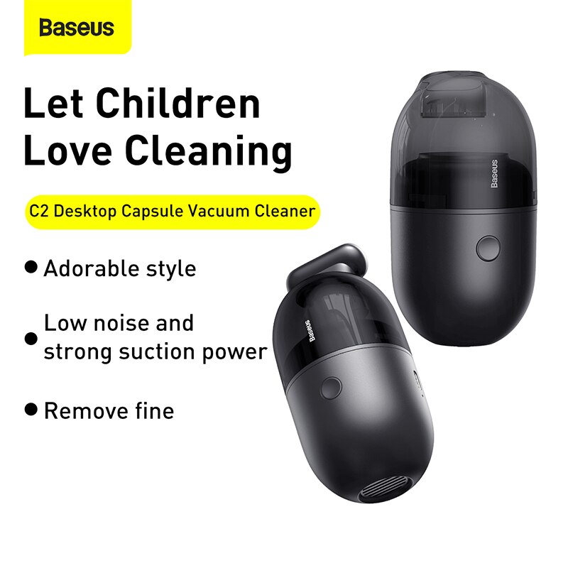 Baseus C2 Staubsauger Mini Schreibtisch Handheld Reiniger Tragbare Reinigung Werkzeug Für Laptop Tastatur Tisch Büro Staubsauger