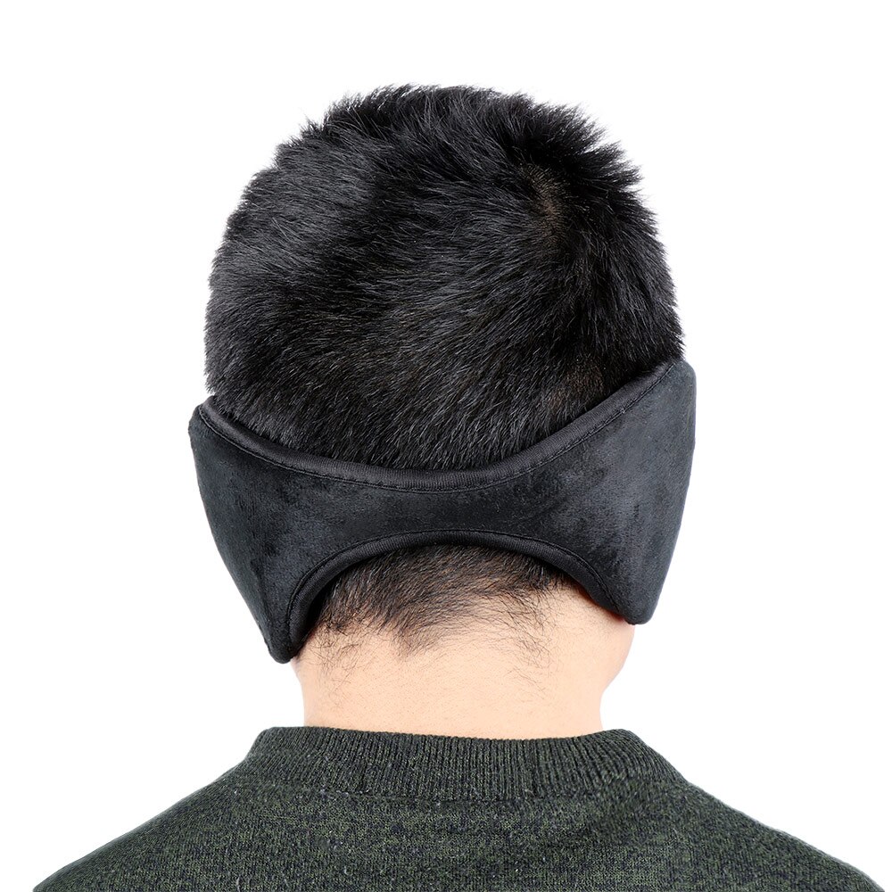 dla obu płci nauszniki czarne nauszniki polarowe nauszniki zimowe nauszniki męskie damskie za wygodnym ciepłym nausznikiem