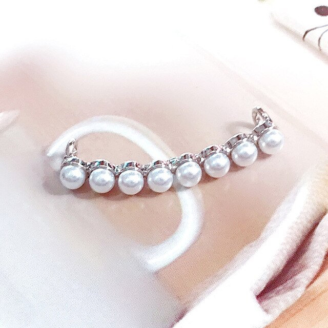 1pcs Decoration Laces Glitter Clip Shoe Accessories Women Shoes Decorative Lovely Shiny Clip Beads Charm Shoe Buckle Decoration: Silver-G