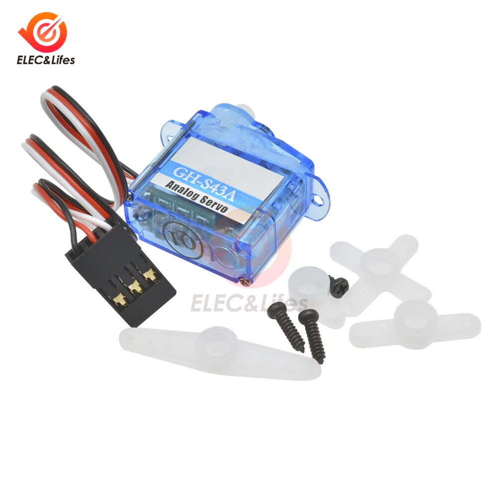 Mini Gh 3.7G/4.3G Micro Analoge Servo GH-S37A Voor Auto Speelgoed Rc Vliegtuig Helicopter Flight Control Servo gear Set