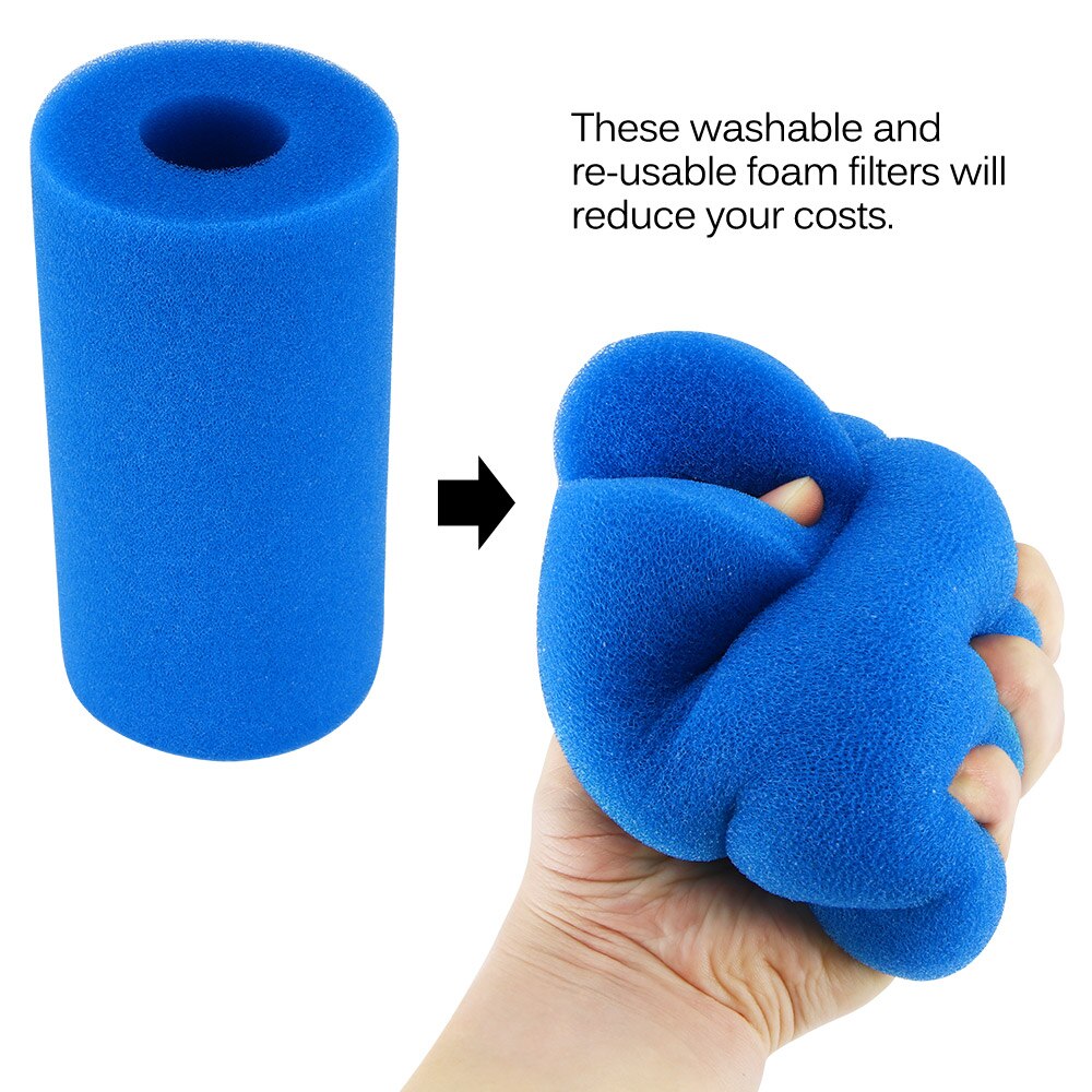 Basen filtr piankowy gąbka Intex wielokrotnego użytku zmywalny Biofoam Cleaner basen filtr piankowy gąbki akcesoria pływackie piscina