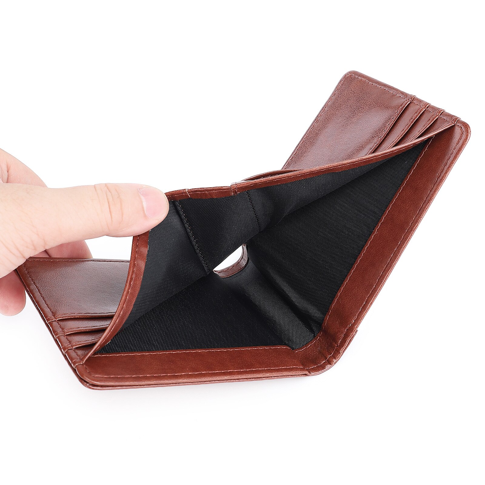 3PCS Bulk Sublimation Blanks Wallet for Men Women One Side Printable PU Wallet with Cards Slots Heat Press Products