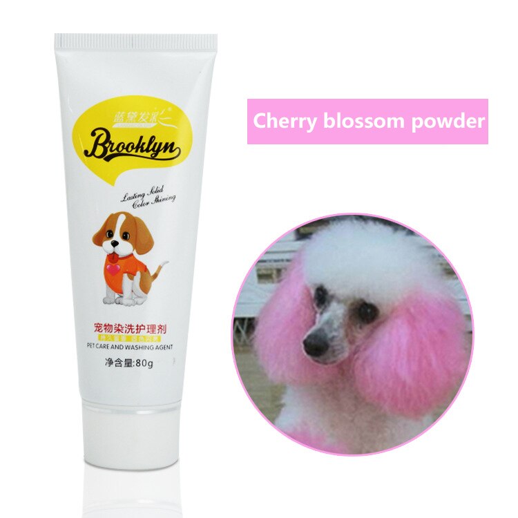 Agent de teinture pour animaux de compagnie chien chat animaux coloration des cheveux colorants teinture Pigment Agent chat de compagnie chien fournitures accessoires de teinture des cheveux: 10