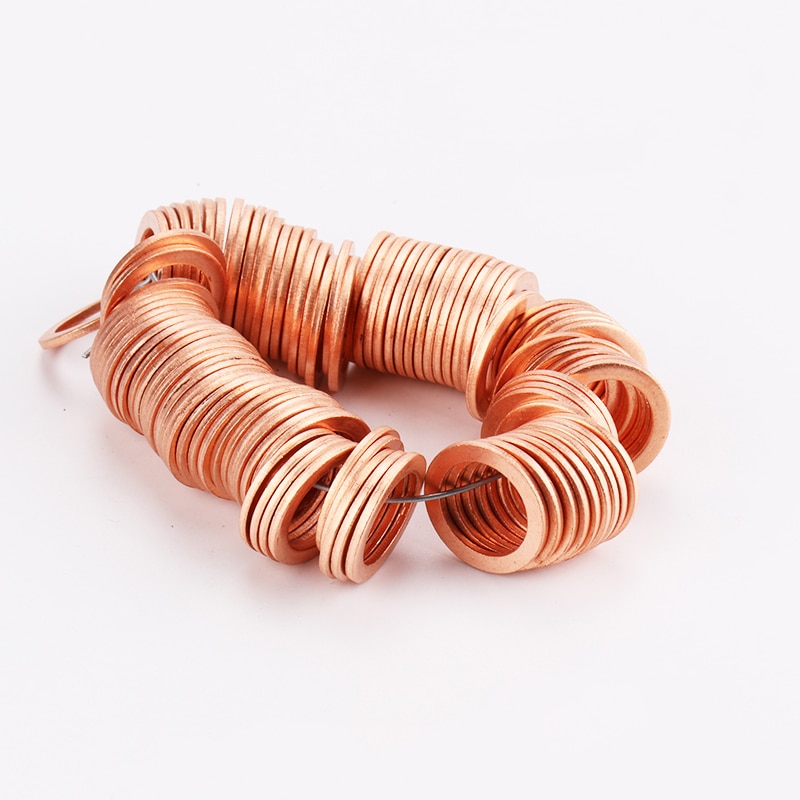 Copper Sealing Solid Gasket Washer Sump Plug Oil For Boat Crush Flat Seal Ring Tool Hardware Accessories Copper Washer Seal