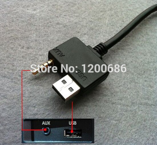 3.5mm Auto USB AUX Interface Input Kabel Voor Hyundai Kia Voor iPhone