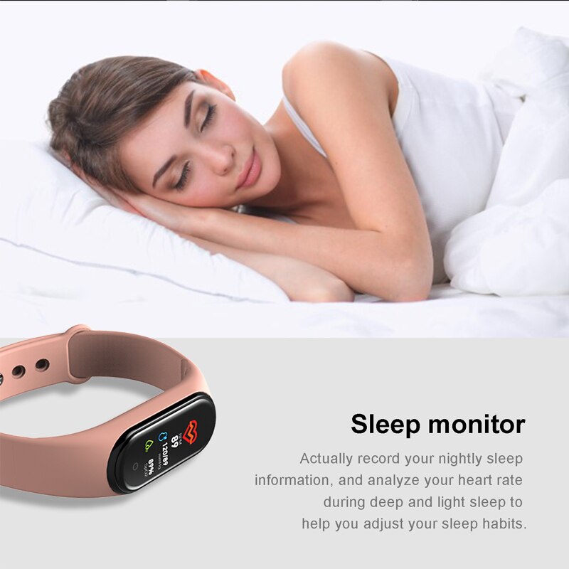 M4 Smart Band Armband Hartslag Bloeddruk Horloge Smartband Fitness Tracker Cardio Armband M4 Band Gezondheid Smart Polsband