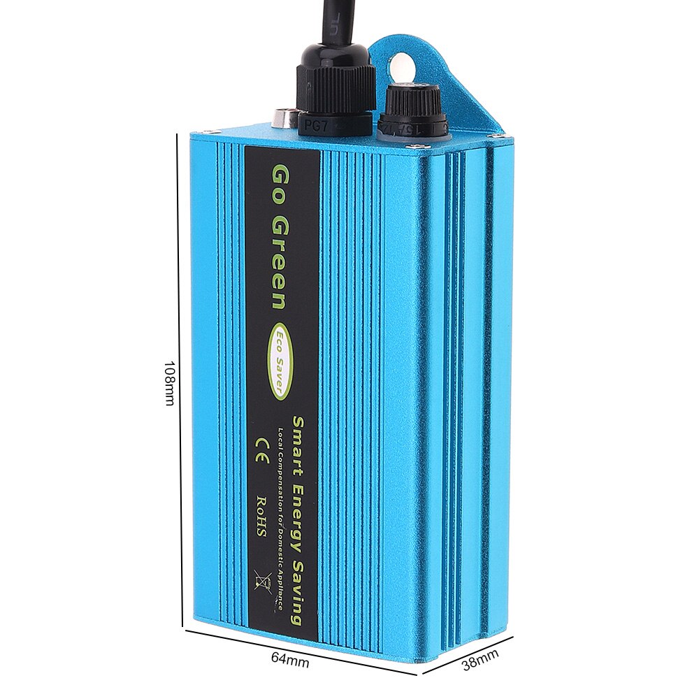 50KW Elektriciteit Opslaan Box 90-250V Power Factor Energy Saver Eu/Uk Plug Ahorrador De Elektriciteitsrekening killer Tot 35% Voor Thuis