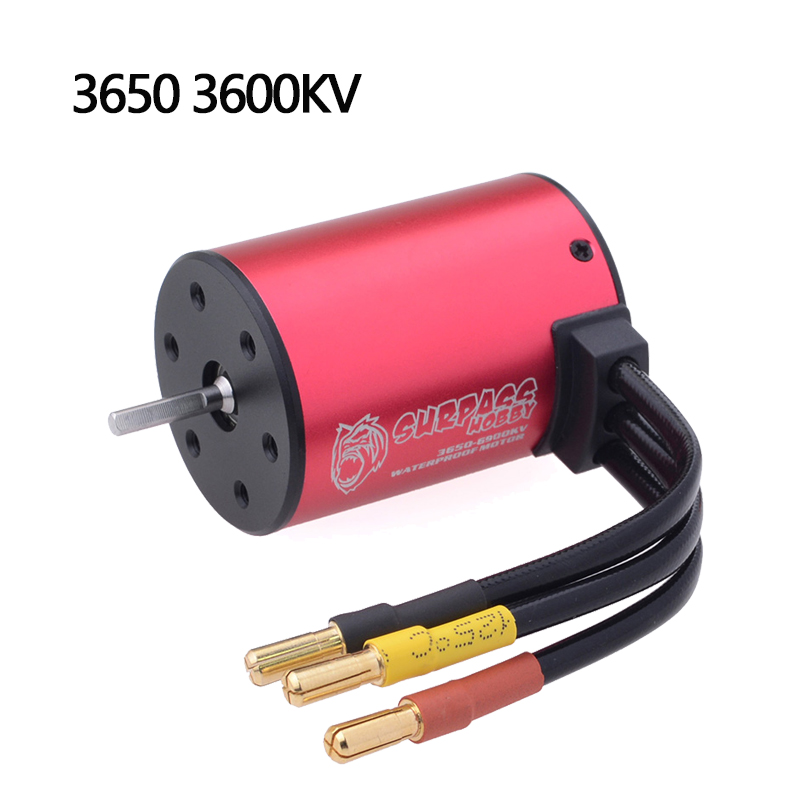 ÜBERTREFFEN HOBBY Wltoys 144001 124019 104001 RC Auto 3650 3660 F540 3600KV 5200KV 3930KV 4370KV Bürstenloser Motor 45A 60A Regler: plum