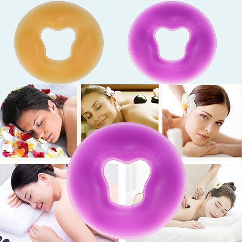 Coussin de Massage doux en Silicone pour SPA, coussin de relaxation du visage, traversin, soins de beauté, Anti-rides, Gel