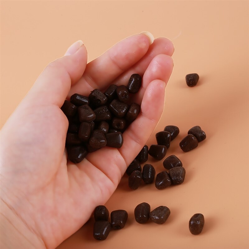 100 pièces/paquet appâts souples maïs avec odeur de maïs carpe leurres de pêche appâts flottants bionique maïs Grain pêche appât souple Silicone appât: Coffee