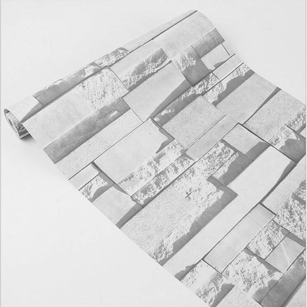 Simulation Environmental Protection Self-adhesive Wallpaper Pvc Waterproof 3d Wall Sticker Living Room Decoration