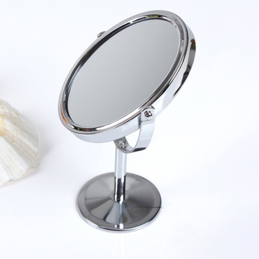 Double Face Dressing Mirror 360 Degree Rotating Portable Small Mirror