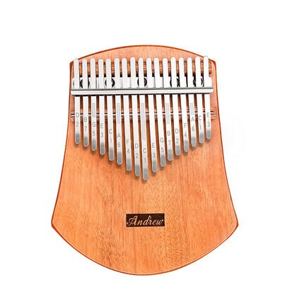 Kalimba-piano con falda grande de 17 tonos para principiantes, instrumento musical sencillo, con swing, placa de madera maciza