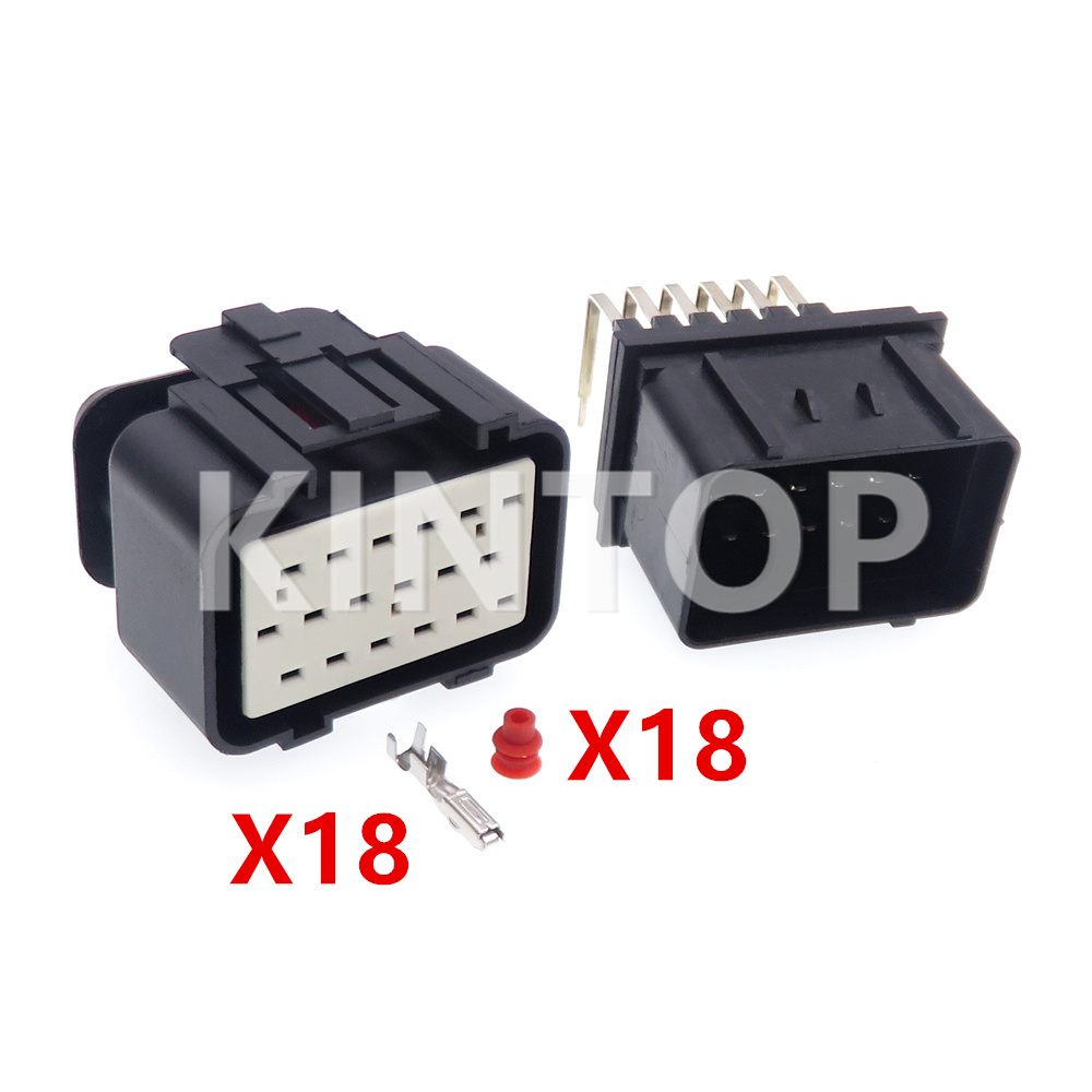 1 Set 18 Pins 344103-1 Car Male Female Electric Wire PCB Connector AC Assembly Auto Waterproof ECU Socket 344106-1 344107-1