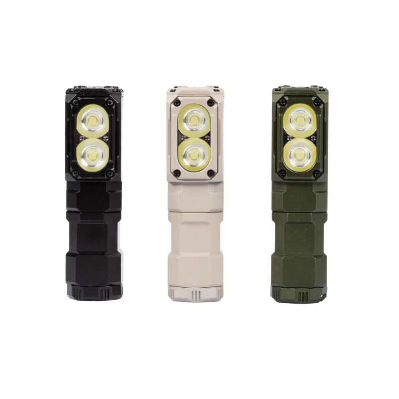Wuben  e7 bedste genopladelige pandelampe 1800 lumen inklusive et 26650 batterier - grøn