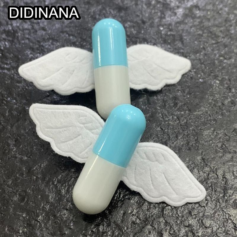 women Multicolor pills angel wings y2k subculture Spice Girl cool edge headwear hairpin ornaments Lolita Harajuku punk hair clip: PURPLE