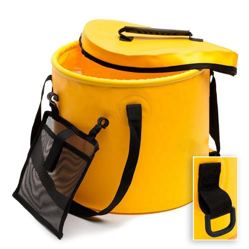 Portable Multifunctional Basin Collapsible Basin Outdoor Wash Basin Bucket Camping Hiking Fishing Trip Accessories