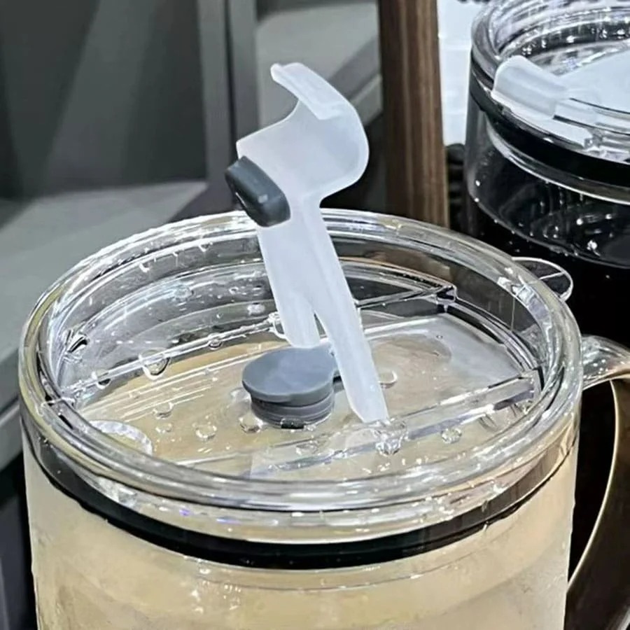 1000ML Trinkglas Becher Mit Deckel Und Stroh Glas Kaffee Tasse Glas Becher Milch Saft Tasse transparent Tasse Saft mokka Tassen