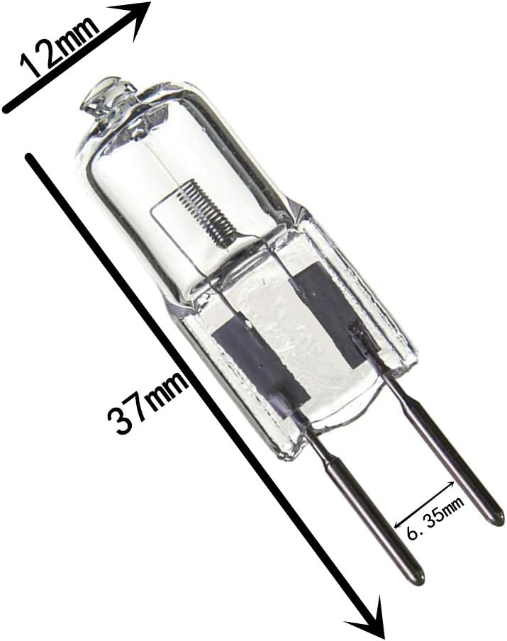 5-teilige 12V GY6.35 Halogenlampen 20W 35W 50W 100W G6.35 12V Halogenlampe 12V JC Typ Halogenlampe G6.35 GY6.35 Bi-Pin-Sockel