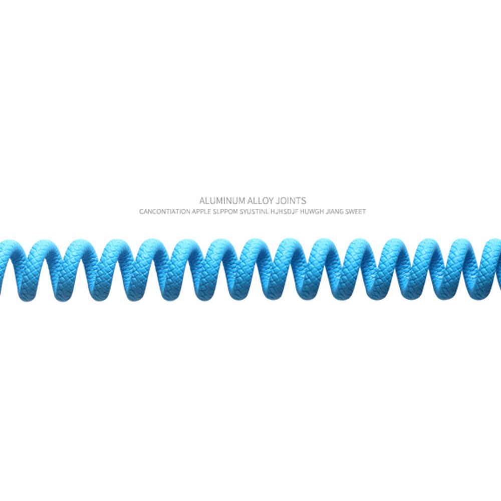Sindvor 1.2M Type C Phone Cable Type-C Fish Tail Spring Durable Cable Data Fast Charging USB C For Smart Phone Universal Cables