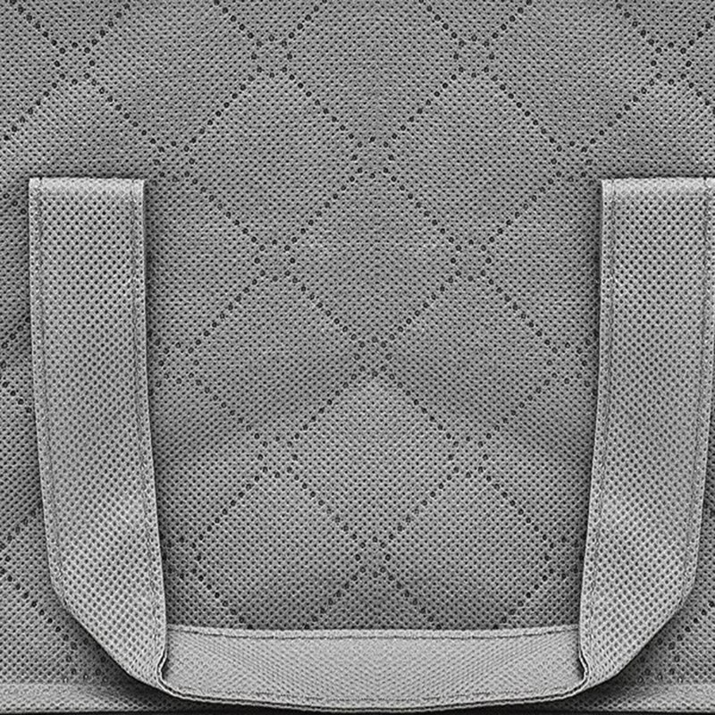 49 × 36 × 21cm ikke-vævede tæpper taske med lynlås resistent fugt quilt arrangør hjem studerende klud foldning stor opbevaring