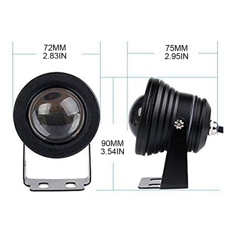 LED Remote Control Fountain Light Color Changing Waterproof Underwater Lamp RGB Outdoor Geyser Underwater Pool Lights