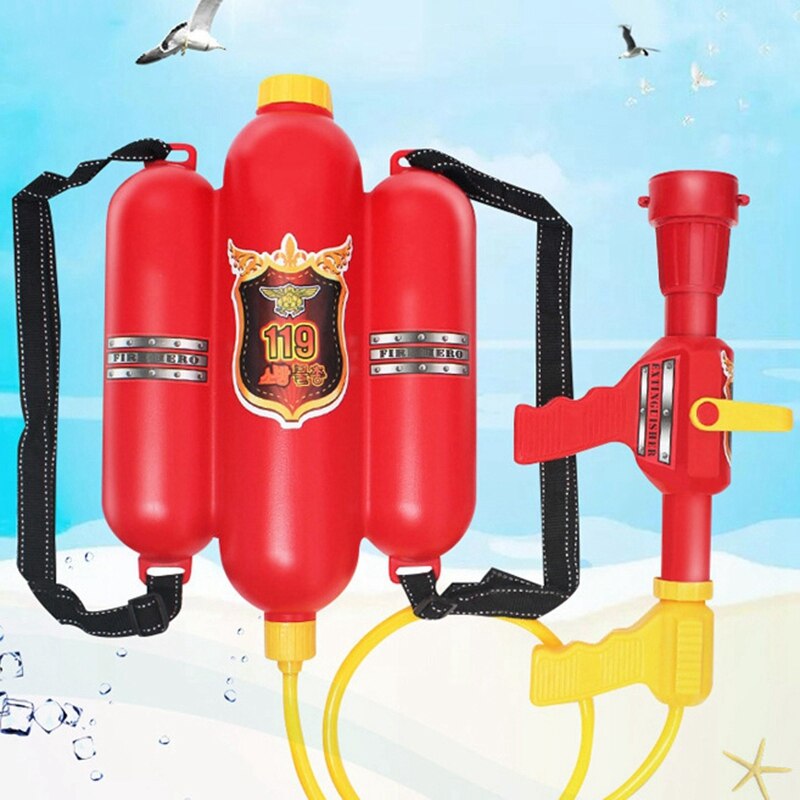 Feuerwehrmann Spielzeug Wasser Spritzgerät Rucksack für freundlicher freundlicher Sommer Spielzeug Party Favors