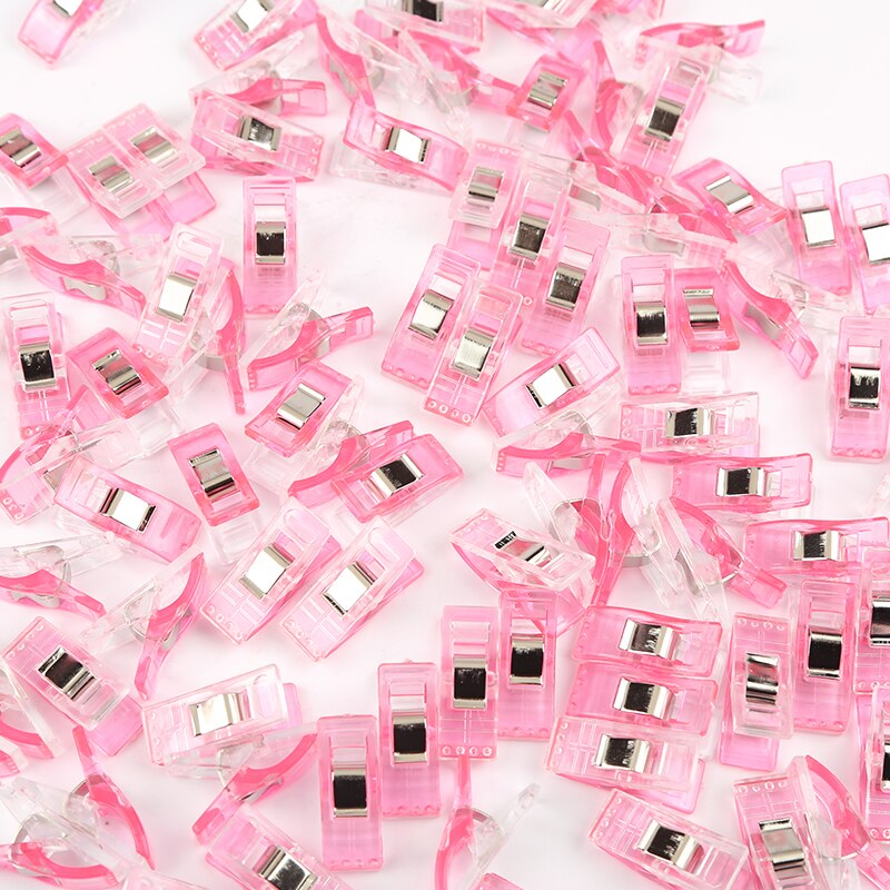 Clips de costura de plástico multiusos, pinzas para manualidades de tela, para acolchar, coser, encuadernar, tejer, 20/50 piezas