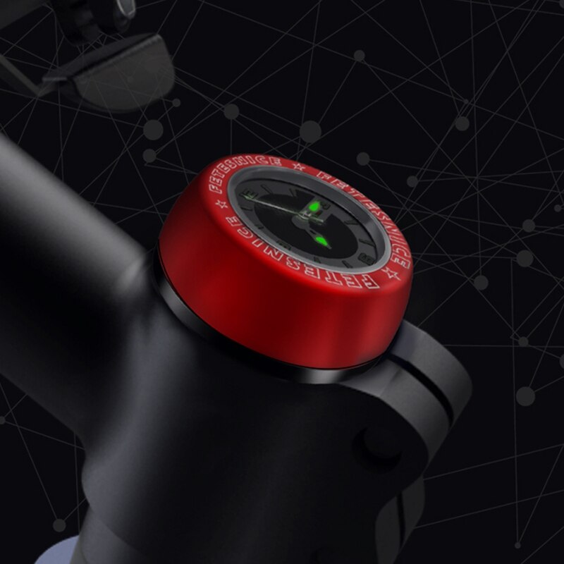 Fiets lichtgevende headset horloge computer fiets voertuig klok waterdicht fiets hoofd onderdelen horloge headset top kap stuurpen afdekking