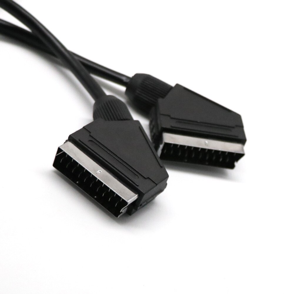 1.5m Scart to Scart Cable / Lead 21 Pins Connected Saorview, SKY, Freesat TV#T2