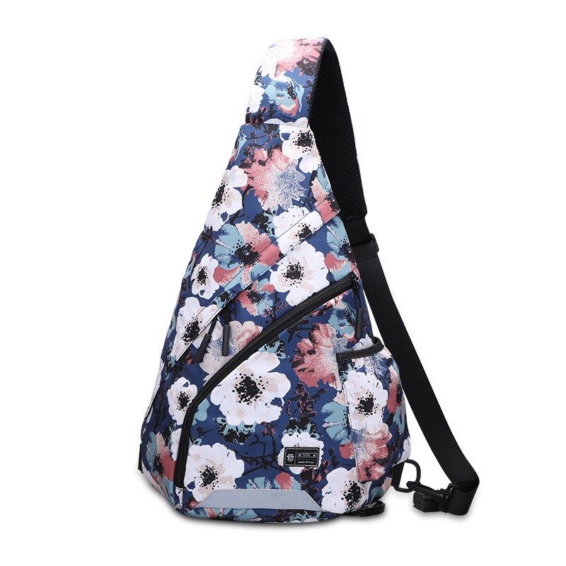 Borsa a tracolla Casual leggera di grande capacità con stampa digitale Street Trend borsa a tracolla per Graffiti da donna: Flowers