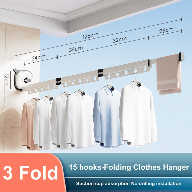 tendedero ropa plegable exterior,tenderos para colgar ropa,tendederos plegables para secar la ropa,tenderero extensible pared，tendederos plegables para secar la ropa: Multicolor
