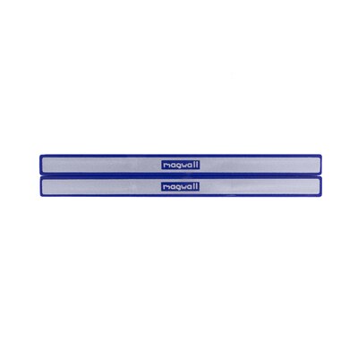 Magnetische Streifen 2 teile/satz 3 farben lange Magnet kurze Magnet büro whiteboard zubehör: Blau 20cm