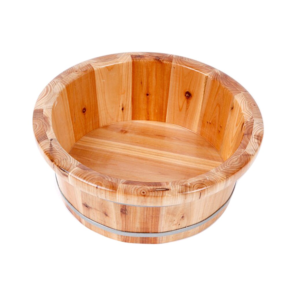 Adults Foot Basin Wooden Bucket Foot Bath Tub Wooden Bucket Foot Bath Massage