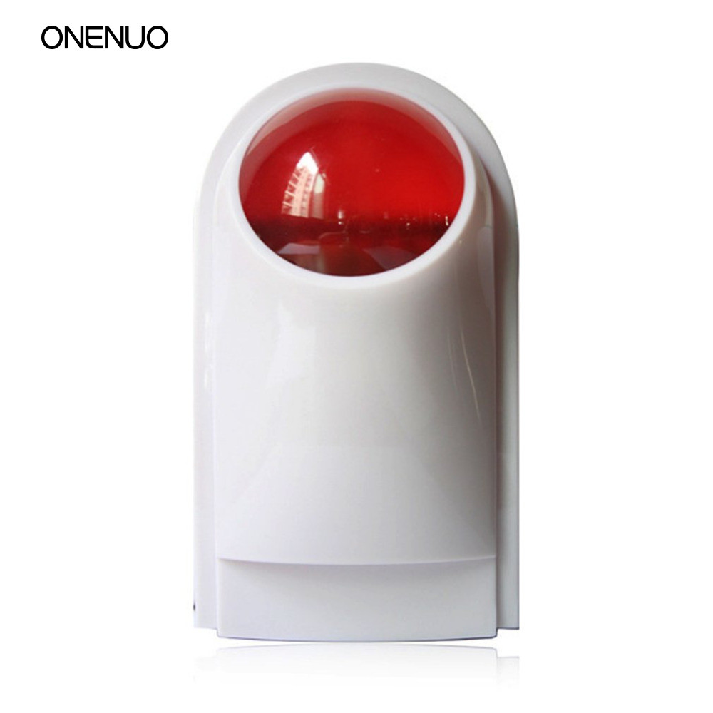 110 dB outdoor portable siren alarm ,wireless remote siren with PIR sensor