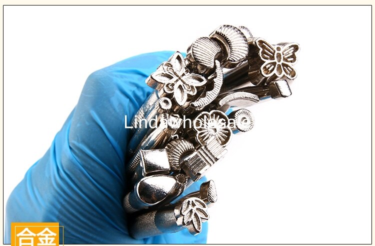 Diy leather carving printing tool kit,Leather Engraving Tools: Default Title