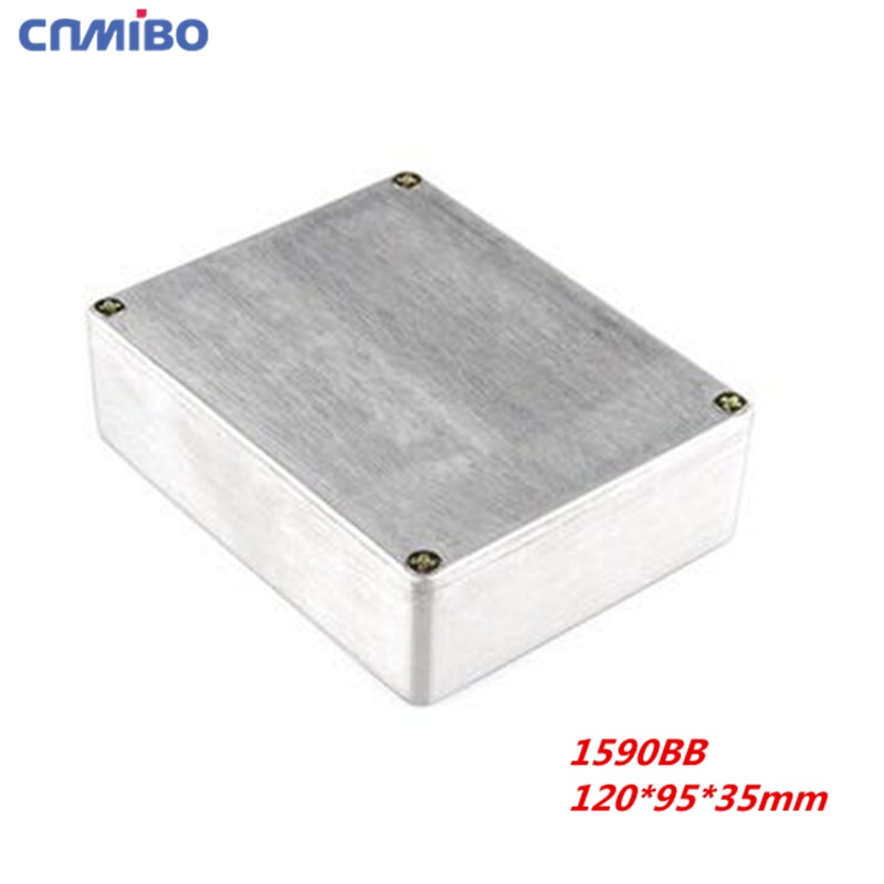 1590b- stil guitareffektpedal aluminium stompkasse kabinet musikinstrumentkasse 1590a 1590bb 1590g 112*60*31mm 120*95*35mm