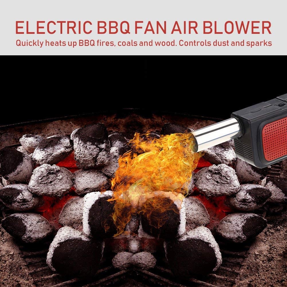 Luftblæsere bælge håndholdt udendørs madlavning værktøj picnic grill camping fan elektrisk