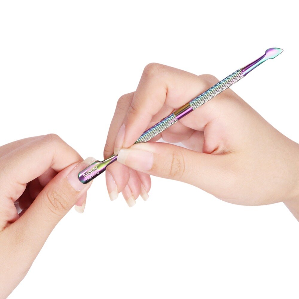 BeautyBigBang Stainless Steel Cuticle Pusher Nail Pusher Repousse Cuticule Ongles Materiel Professionnelle Corta Cuticula Tool