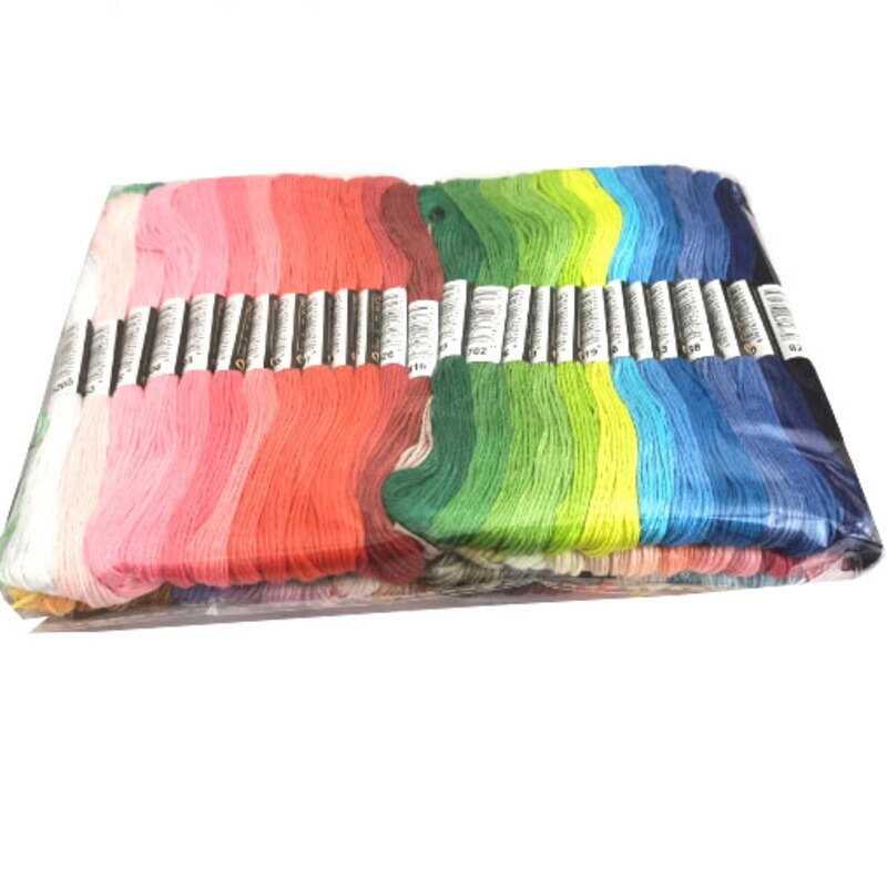 24/50/100 Colors Anchor Similar DMC Threads Cross Stitch Cotton Embroidery Thread Floss Sewing Skeins Craft Sewing Thread Holder