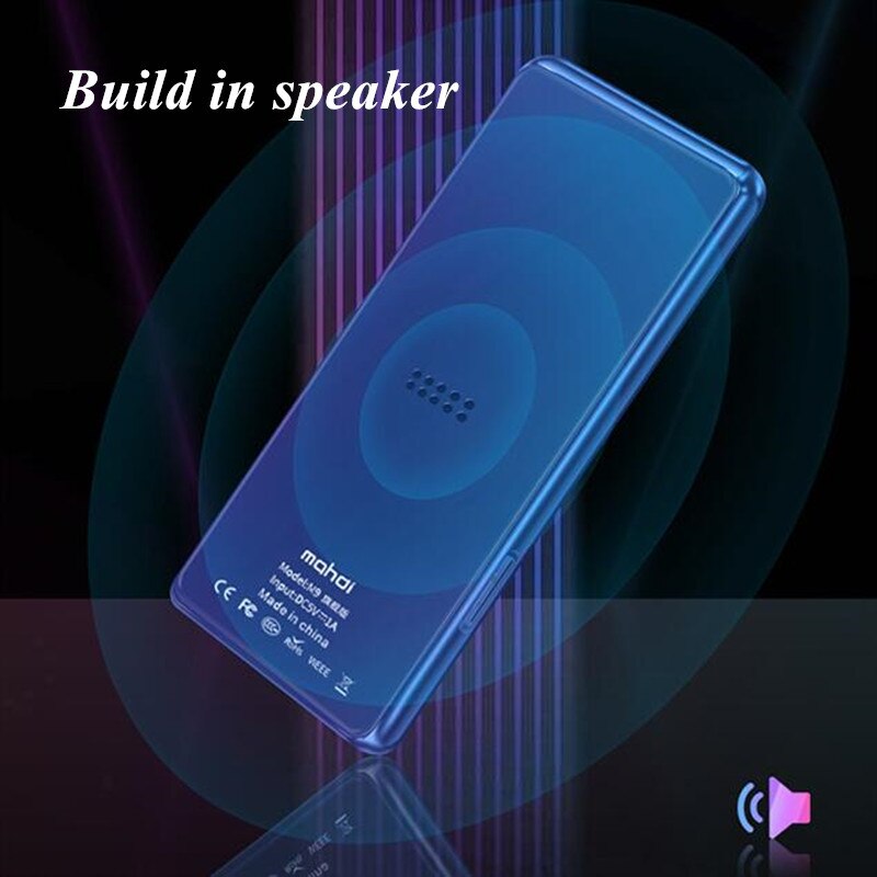 Mahdi M9 Music MP3 Player Support VideoTF Card With Speaker Bluetooth 5.0 MP3 Player Touch Screen 3.5 Inch HD HIFI 8GB